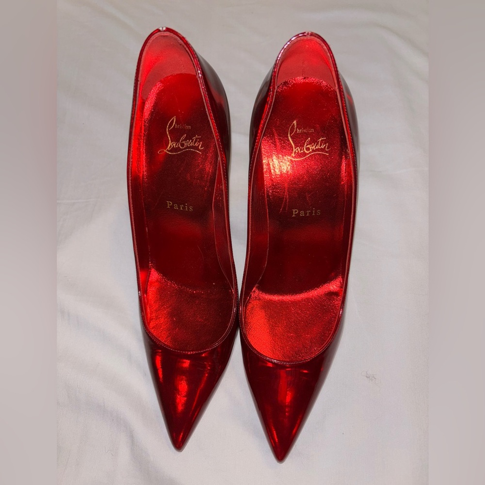 Christian Louboutin Red Patent Leather Heels